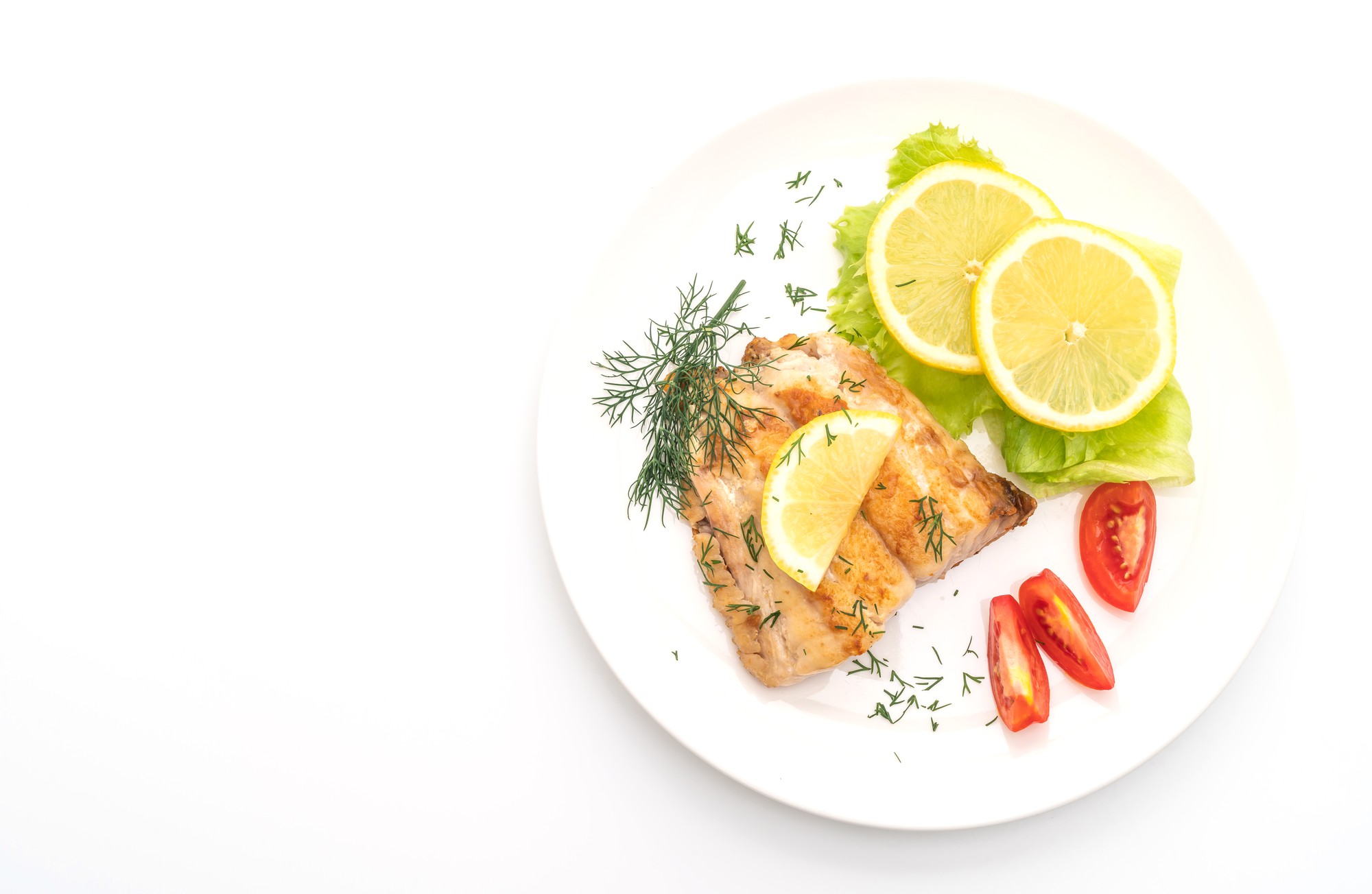 quick seared fish with herbs
